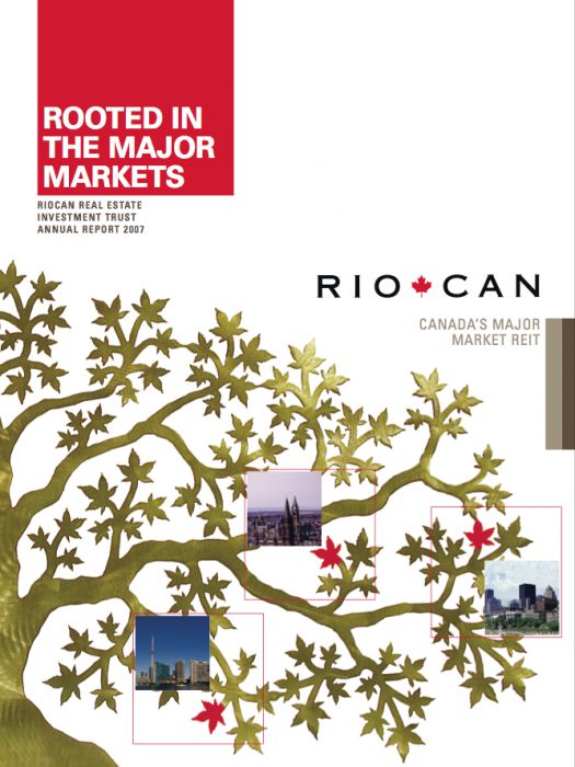 Riocan Annual Report Cover 2007