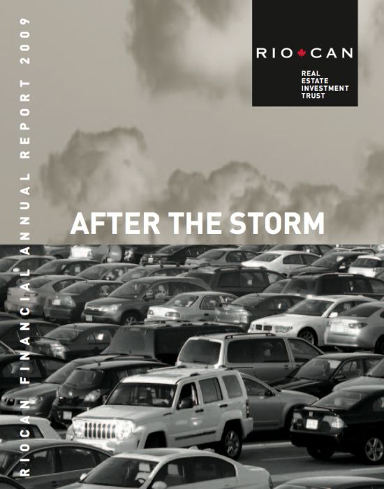 Riocan Annual Report Cover 2009