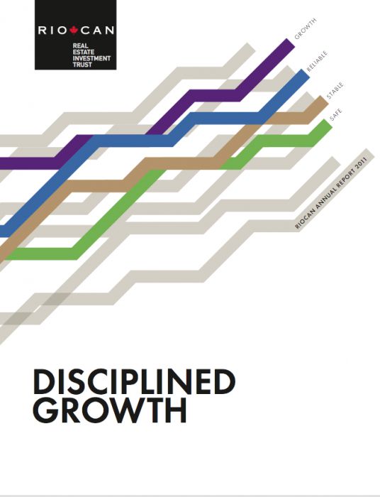 Riocan Annual Report Cover 2011